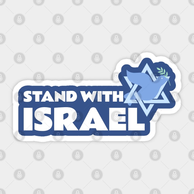 STAND WITH ISRAEL Sticker by Culam Life